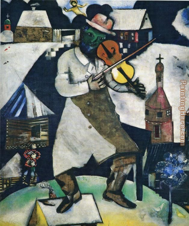 Marc Chagall The Fiddler
